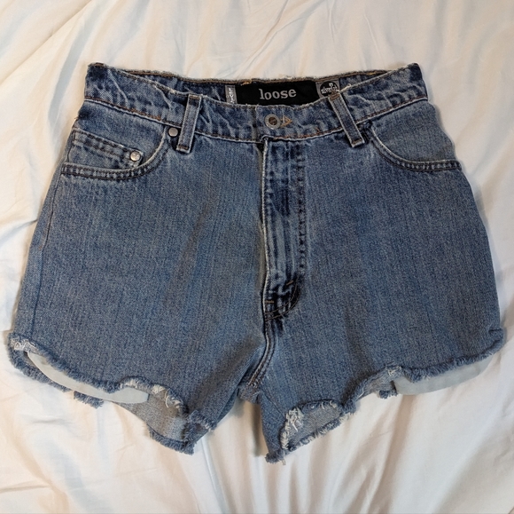 Levi's Silver Tab Repurposed Upcycled Cutoff Shorts - Picture 1 of 7